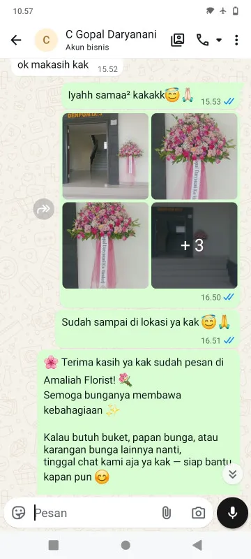 Pengiriman Karangan Bunga Venue Wedding Bintaro