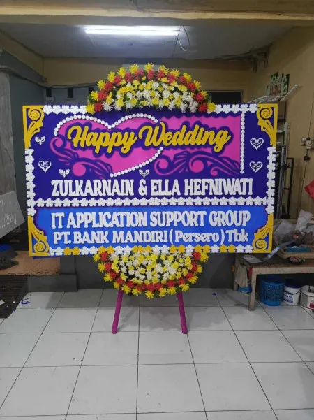 Papan Bunga Venue Wedding Bintaro